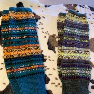Wool Leg Warmers set of 2.